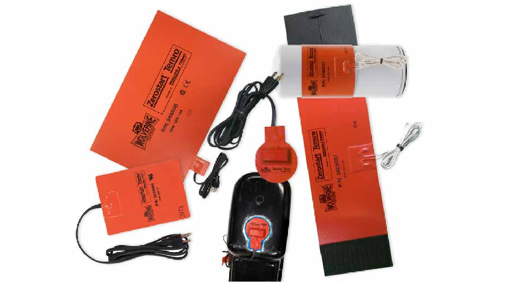 燃油预热用硅胶板式加热器